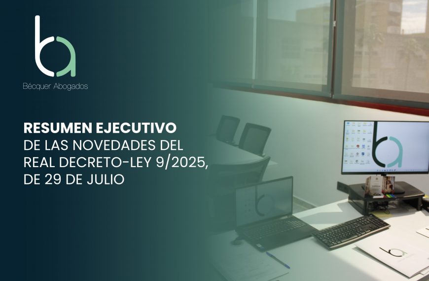RESUMEN EJECUTIVO DE LAS NOVEDADES DEL REAL DECRETO-LEY…